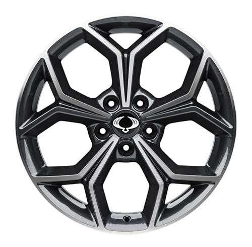 SsangYong Korando: 18” alloy wheels - with 235/55 tyres - diamond cut