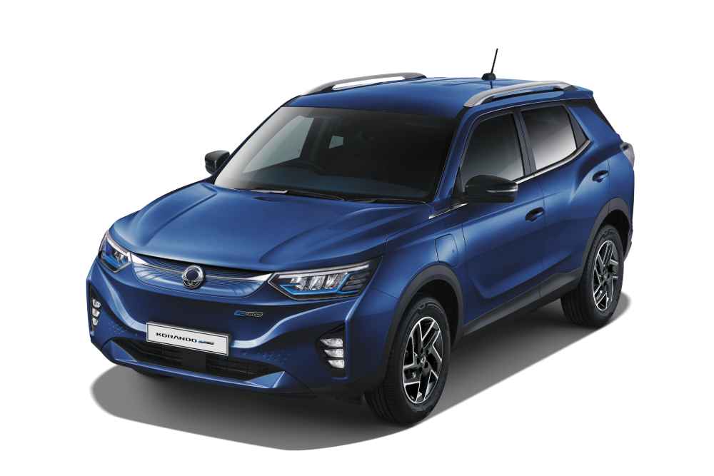 KGM Korando e‑Motion Dandy blue