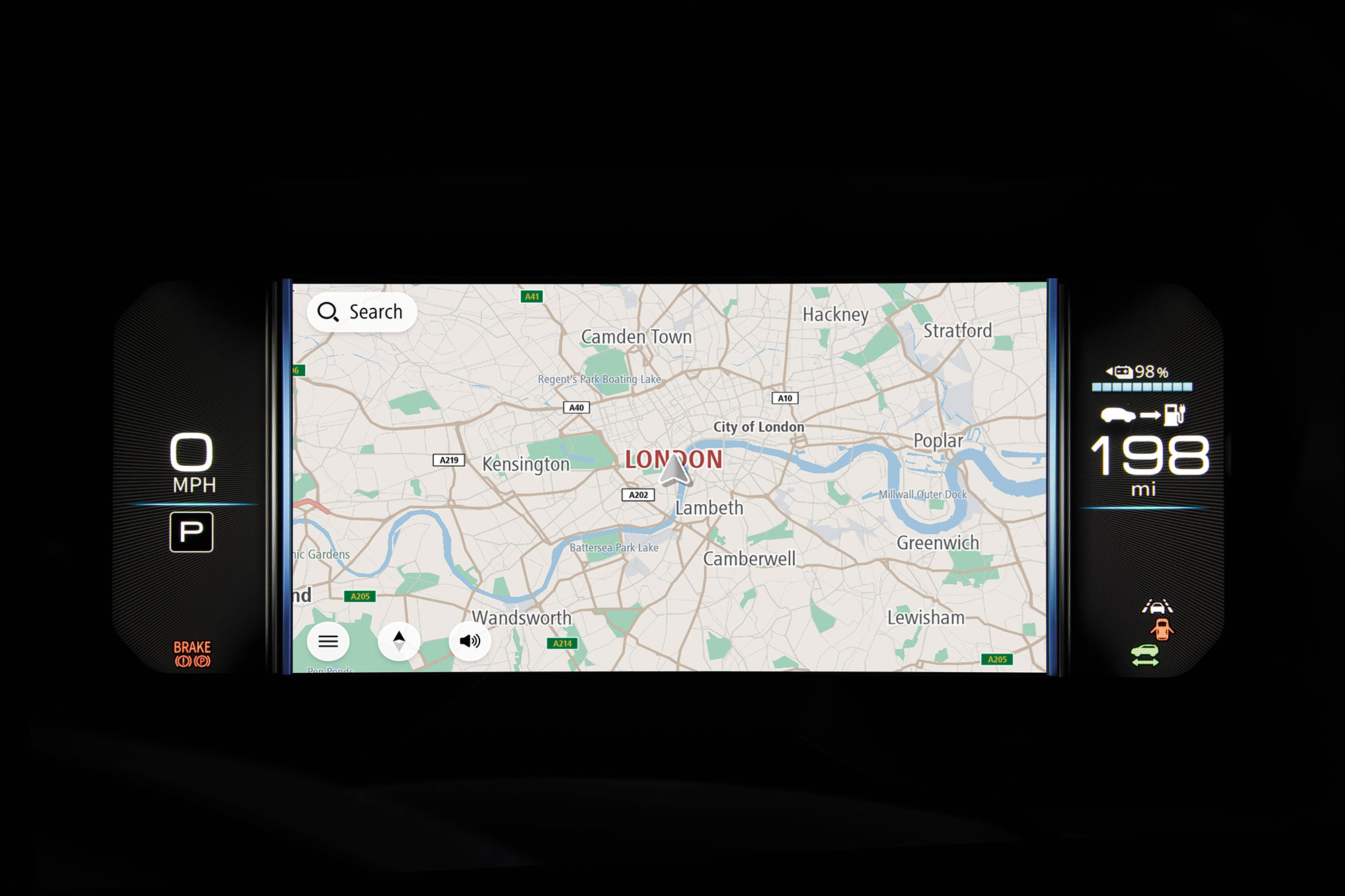 Digital instruments with in-cluster navigation