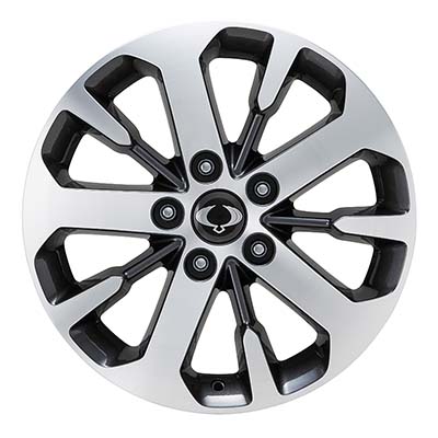KGM Rexton: 18” alloy wheels - with 255/60 tyres - diamond cut